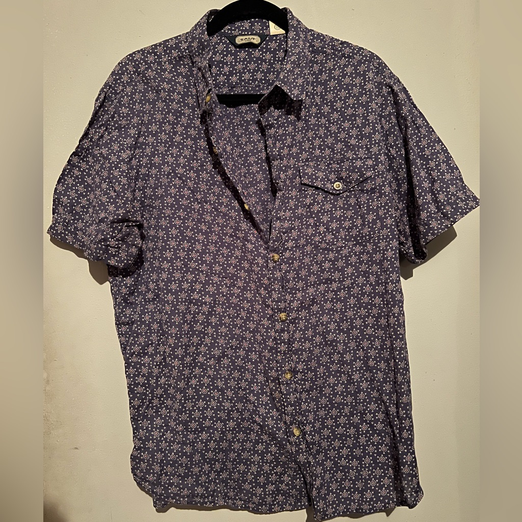 Vintage Patterned Button Down